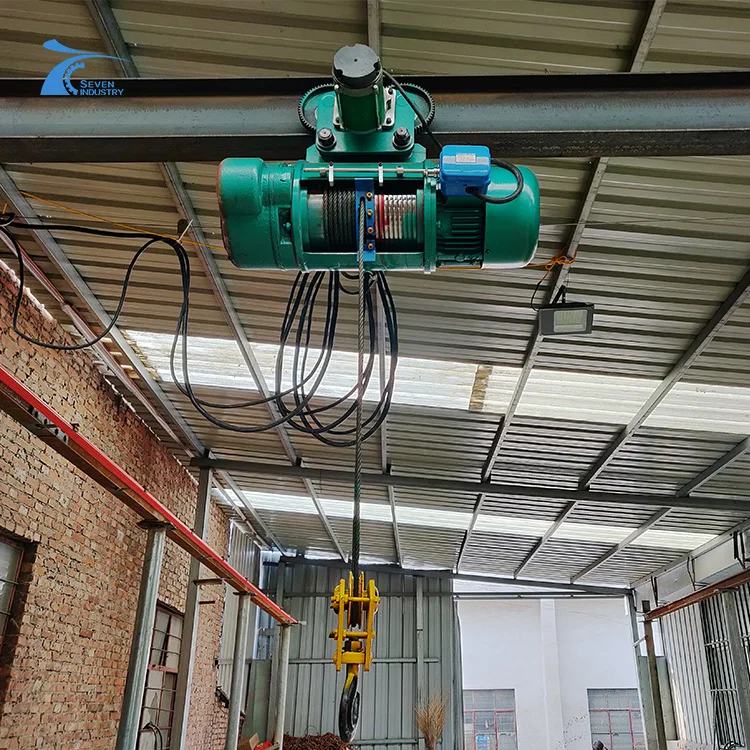 China Wire Rope Hoist High Speed Electric Monorail Steel Wire Rope Hoist