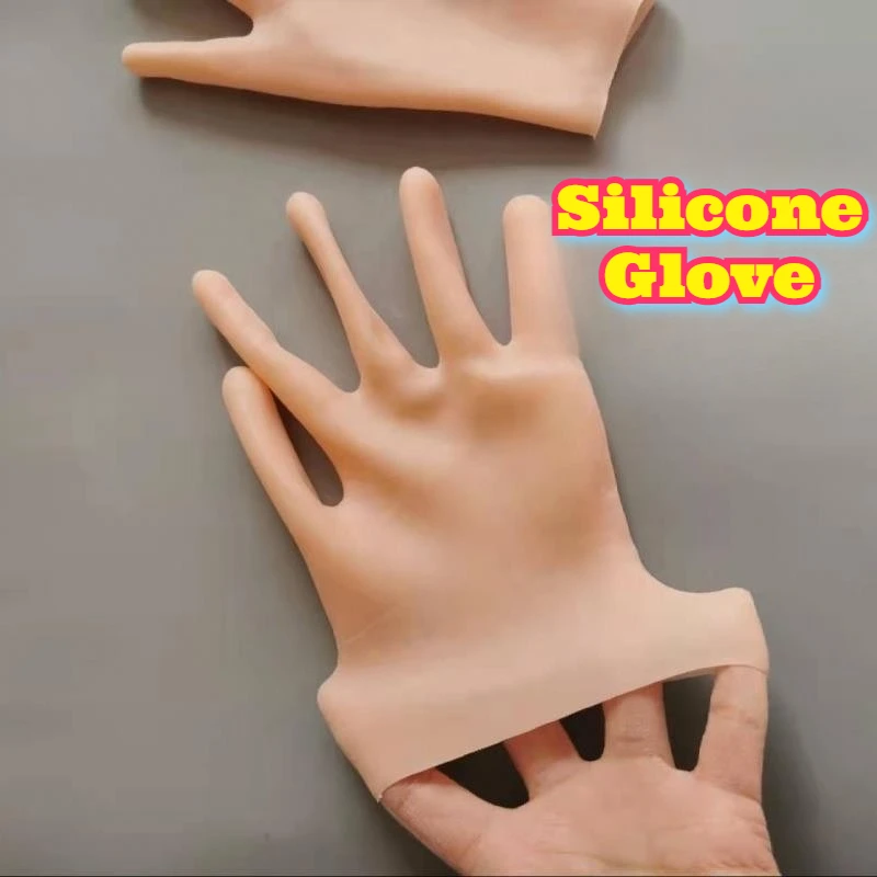 قفازات سيليكون نهائية مقاومة للماء وواقية من الشمس ومضادة للجفاف وسميكة وناعمة وترطيب اليد وتنظيف المطبخ المنزلي #1