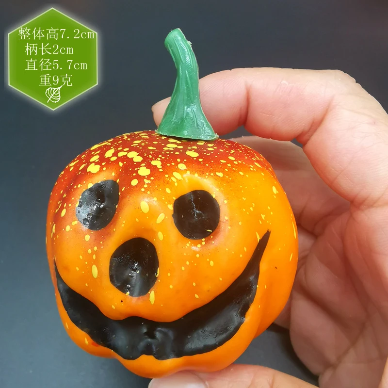 Mini Artificial Pumpkin Simulation Foam Fruits Vegetables Deskdrop Ornaments Halloween Decoration Wedding Party Photo Props