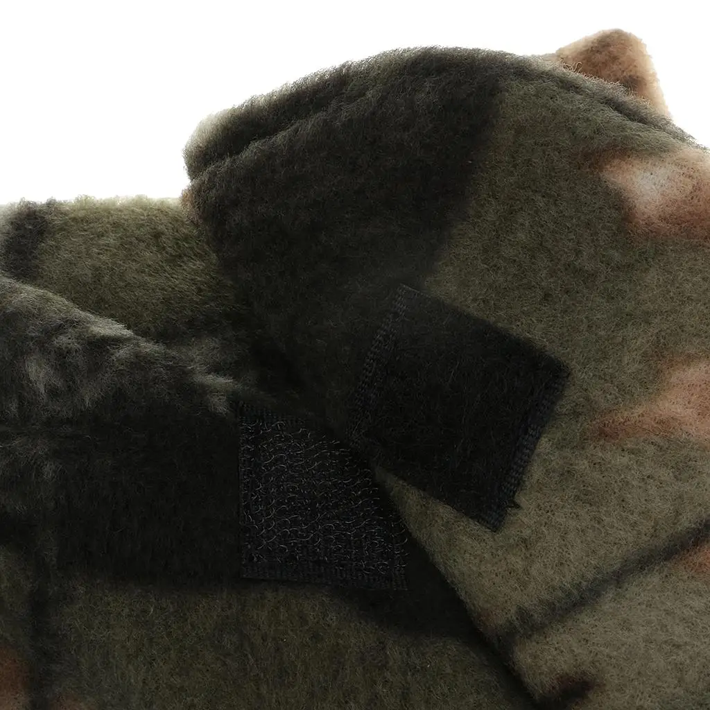 Convertible Fingerless Fishing Gloves Windproof Mittens Anti-slip Gloves for Winter Outdoor Sports