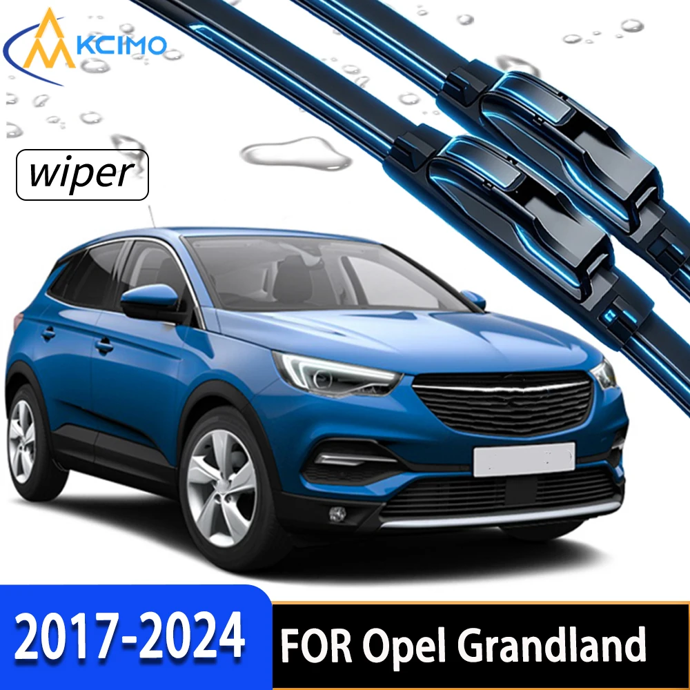 

Premium Front Windshield Wiper Blades Featuring Durable Rubber, Stable All-Weather Performance for Opel Grandland 2017-2024