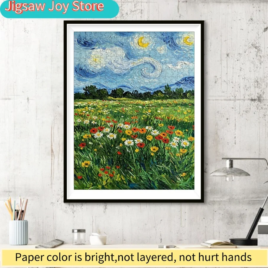 1 กล่อง () ปริศนาจิ๊กซอว์ขนาดเล็กเหมาะสำหรับผู้ใหญ่ - เกมไพ่พกพาพร้อมชิ้นส่วนธีมดอกไม้ กิจกรรมปาร์ตี้และครอบครัว ของขวัญวันหยุด