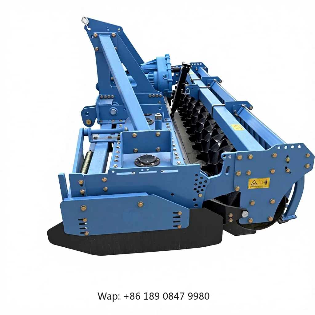 【Hot】Brand New Multi Functional Adjustable Width Power Driven Harrow for Land Soil Improvement