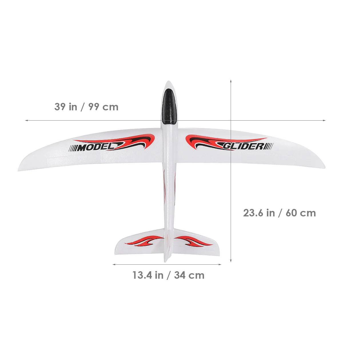 99cm Hand Throwing Airplane EPP Foam Hand Launch Aircraft Plane Model Aerobatic Airplane Glider Outdoor Sports Flying Toys