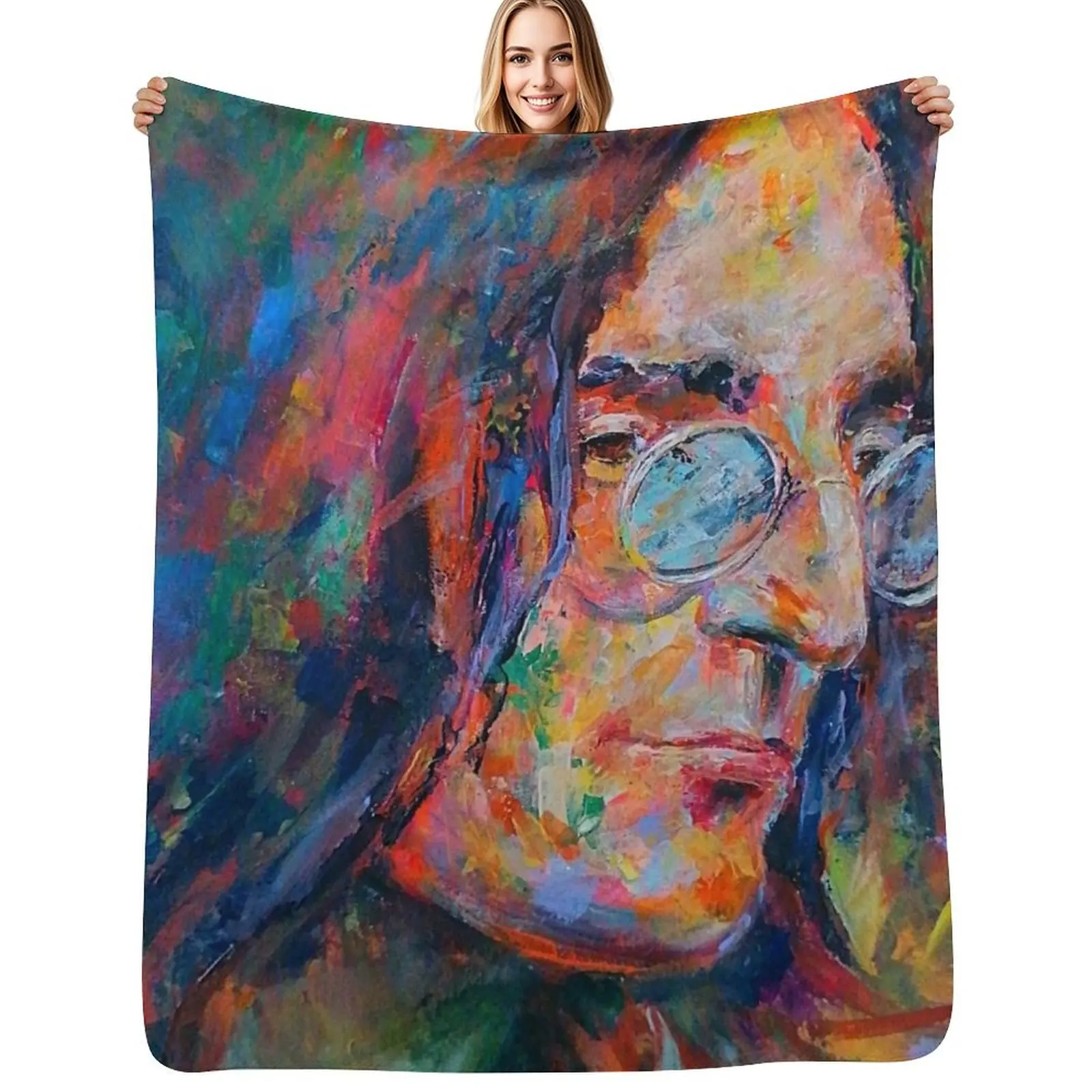 

John Throw Blanket Soft Big Personalized Gift Sofas Blankets For Baby Blankets