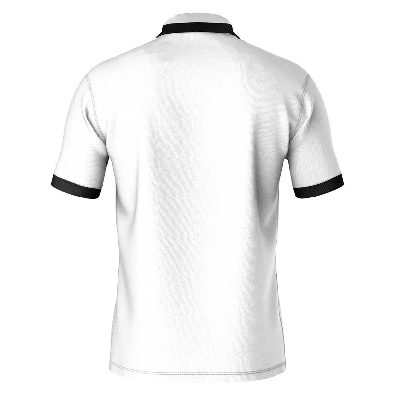 Men's Polo shirt, Golf shirt, Casual sports, lapel, short-sleeved, fashionable, Basic Color Block patch, Summer regular, Suitabl