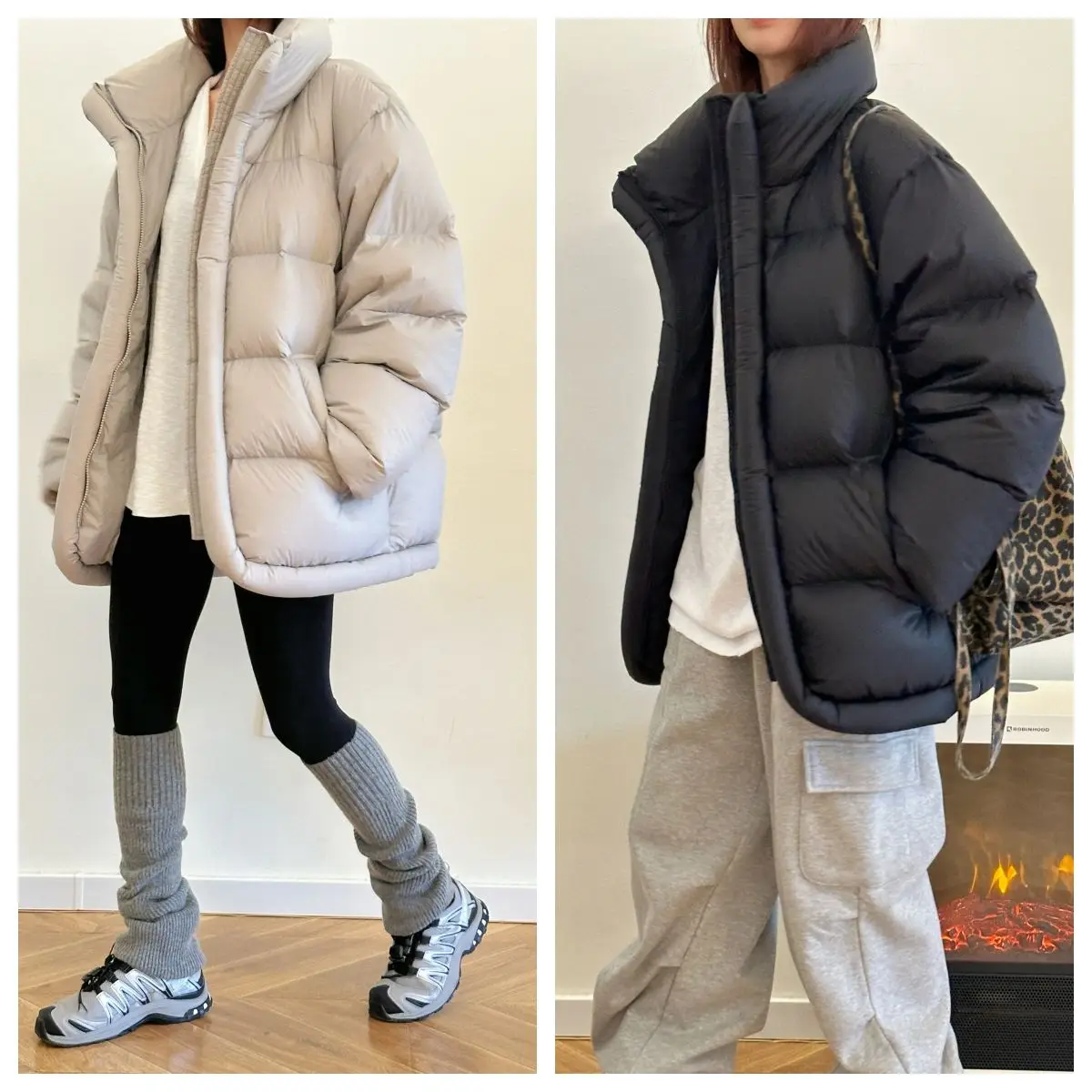 2025 Autumn and Winter Fashion Versatile New Warm Stand Collar Cotton Jacket Women's Coat Thickened