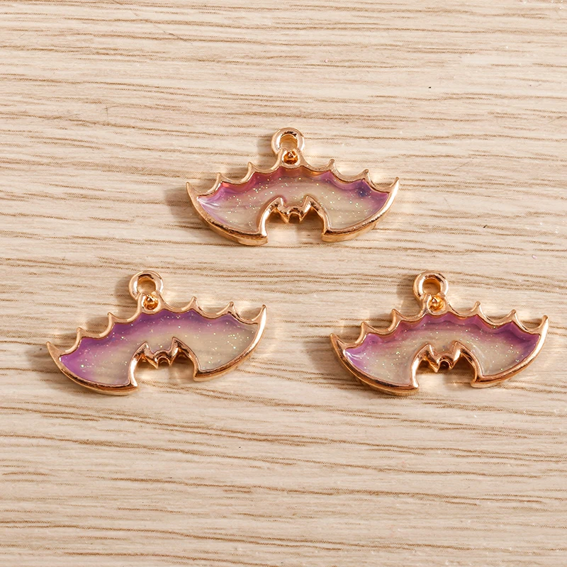 10 stücke mischen niedlichen Acryl Halloween Kürbis Hut Geist Charms Anhänger für Schmuck machen Tropfen Ohrringe Halsketten Armbänder DIY Geschenk – Detail 17
