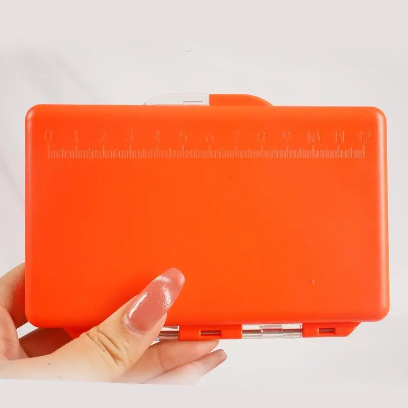ABS Fly Fishing Hook Storage Box Transparent Lid Classified Secure Foam Slots Tackle Organizer for Beginner Pro Anglers