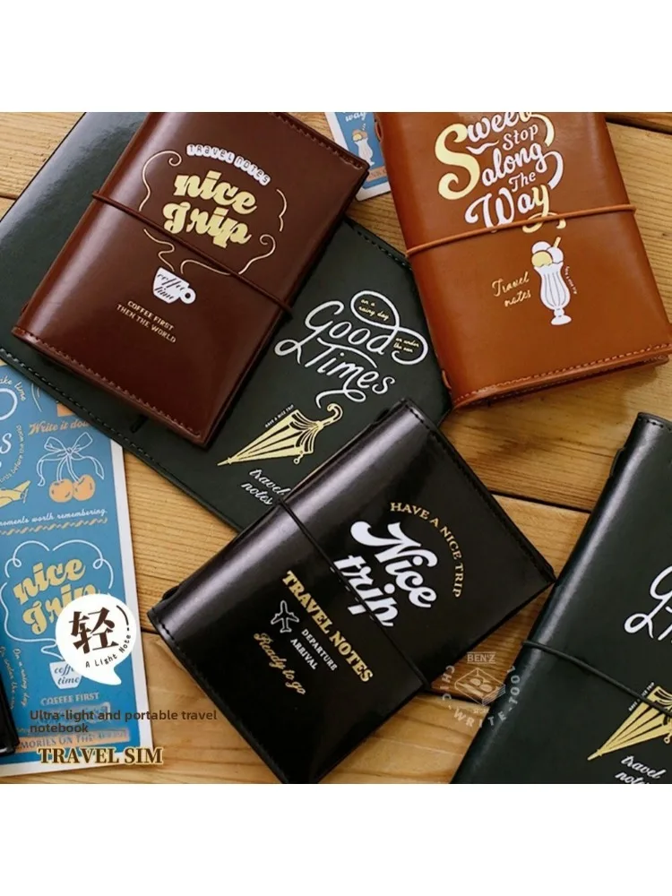 Fromthenon Retro TN Travelers Notebook Ultralekki, przenośny, wielokrotnego użytku notes podróżny z elastyczną gumką, wykonany ze skóry PU. — zdjęcie produktu 6