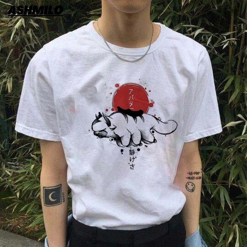 Cartoon Avatar The Last Airbender Short Sleeved O Neck T-shirts Men And Women Summer T-shirt With Graphic Print Casual Clothing