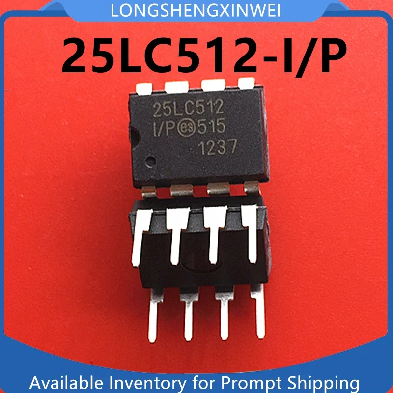 1PCS NEW 25LC512-I/P 25LC512 DIP8 PIC Memory Serial Original Spot