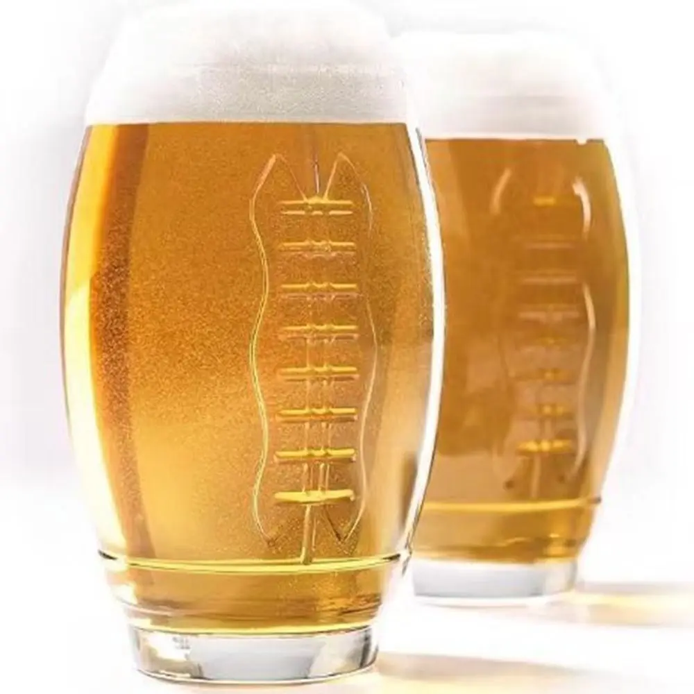 

Creative Clear Glass Cup 3D Rugby/Golf Ball Shape Double Wall Mini Whisky Dispenser Reversible Thickened Beer Shot Glasses Wine