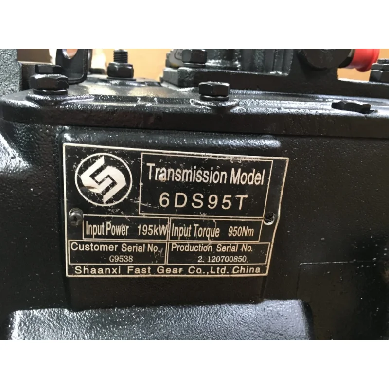 7.5-10m Highway Bus Gearbox 195KW Transmission Assembly 6DS95T