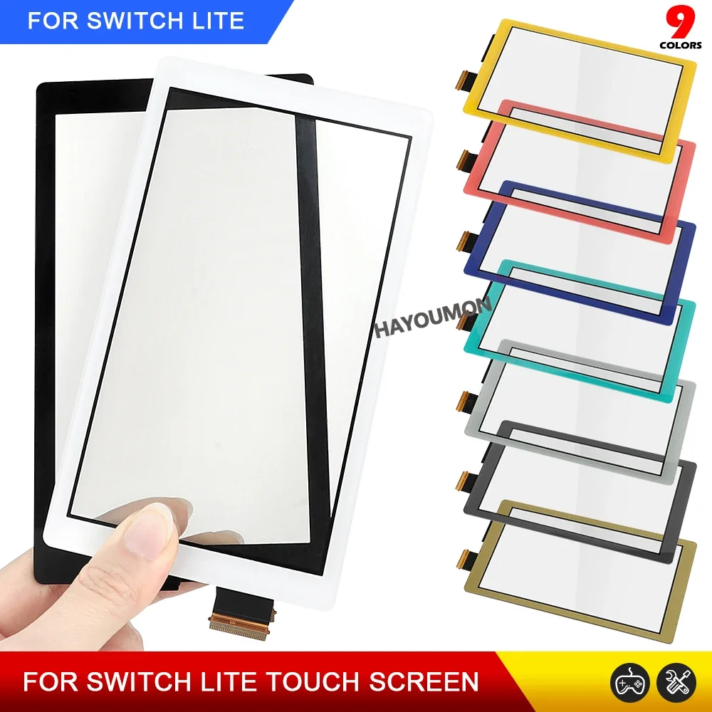 Painel de Display Digitalizador de 9 Cores para Consoles de Jogos Lite, Tela Sensível ao Toque de Substituição para Console Switch Lite, Dropshipping