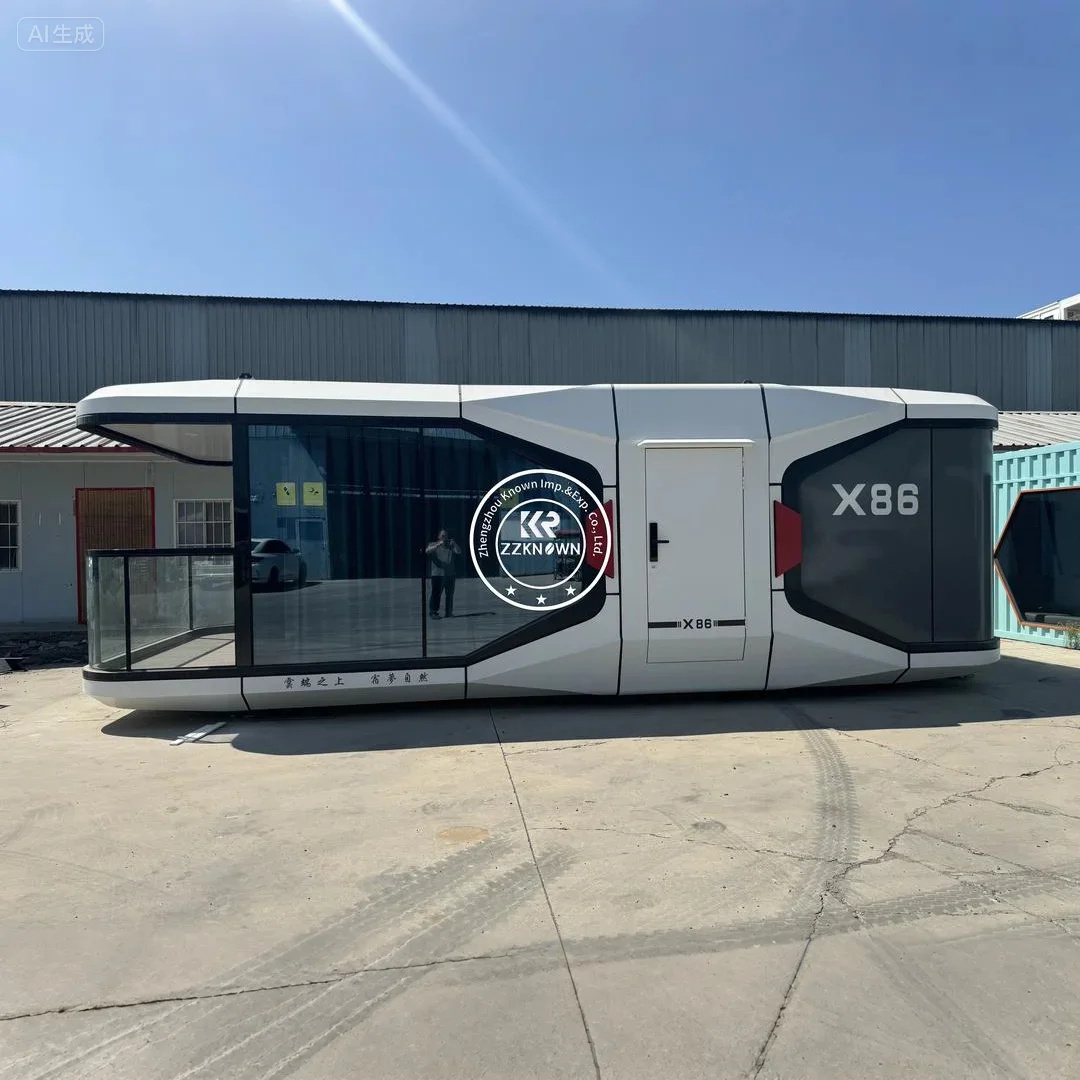 Modern Trends Prefab House Apple Pod Capsule Home Outdoor Capsule Mobile Cabin House Commercial Tiny Home Prefabricated Building