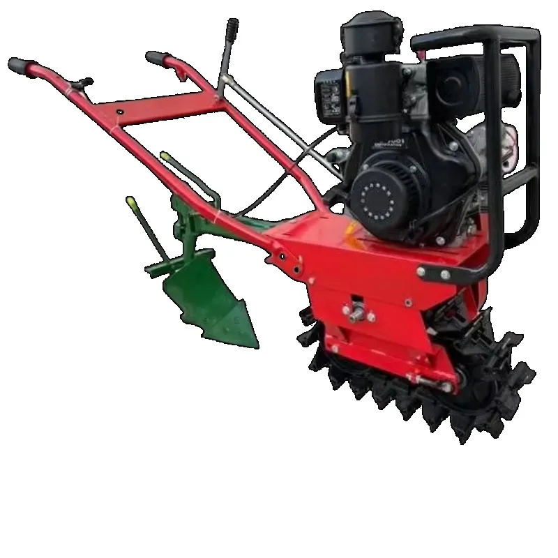 

Self-Propelled for Farming and Ditching Work Agricultural Ditcher Rotary Tiller Small Micro Power Machine with Core Motor