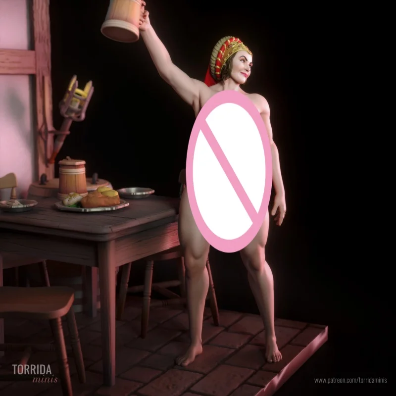 1/24 Schaal Hars beeldje Pauline Nsfw DIY twee versies Model Kit Ongemonteerd Ongeverfd Sculptuur speelgoed