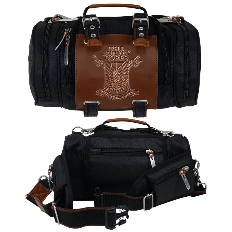 Attack on Titan Backpack Canvas Rucksack Crossbody Shingeki no kyojin Traval Shoulder Messenger Bag Cosplay Handbag Gift