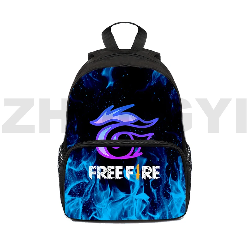 New Style 12 /16 Inch Mochila 3D Print Free Fire Garena Backpack Kindergarten Anime Children Free Fire Game Boys Fashion Bag