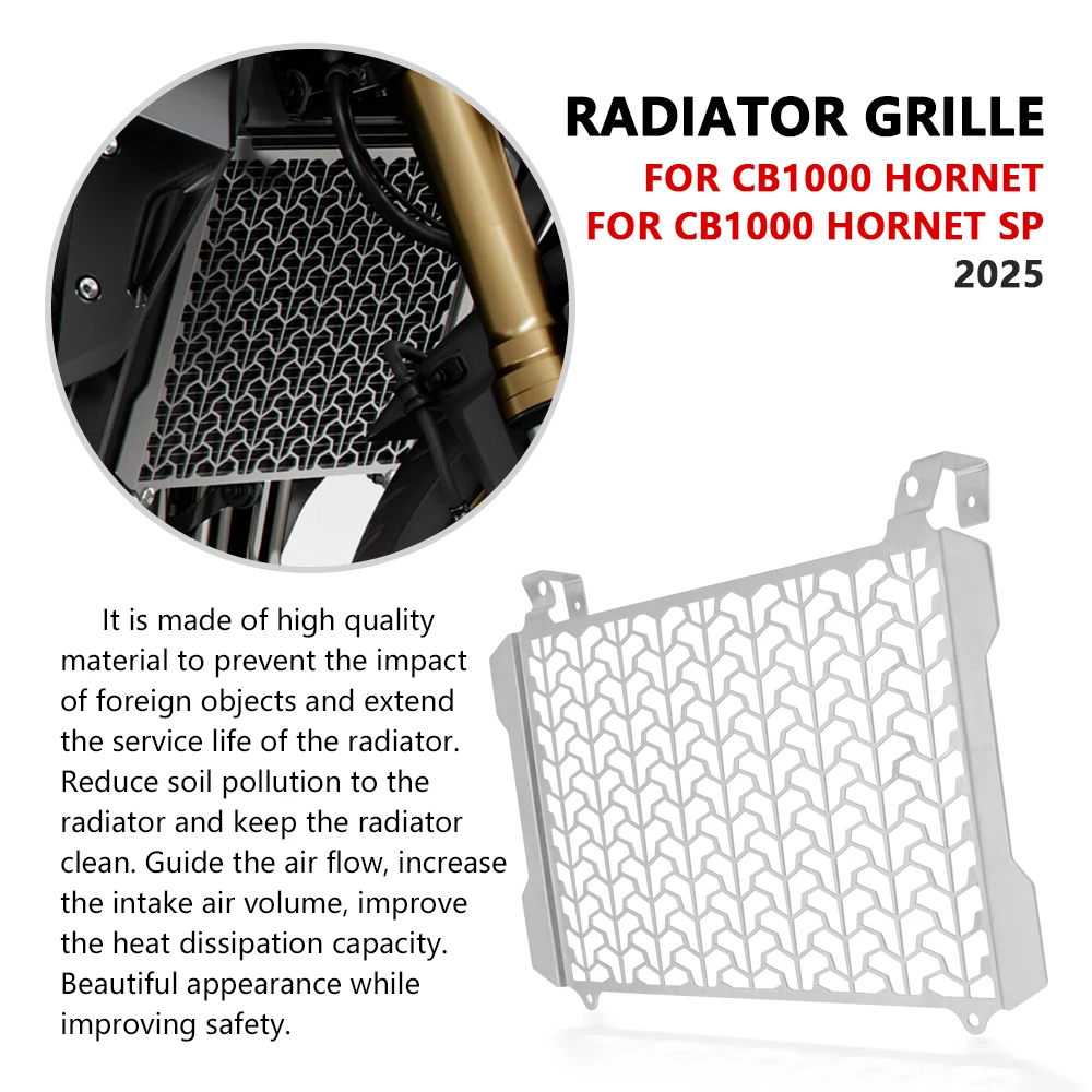 สําหรับ CB1000 Hornet 2025 CB 1000 Hornet SP 2025 หม้อน้ํารถจักรยานยนต์ GUARD Grille ป้องกันย่างน้ํามัน Cooler Protector