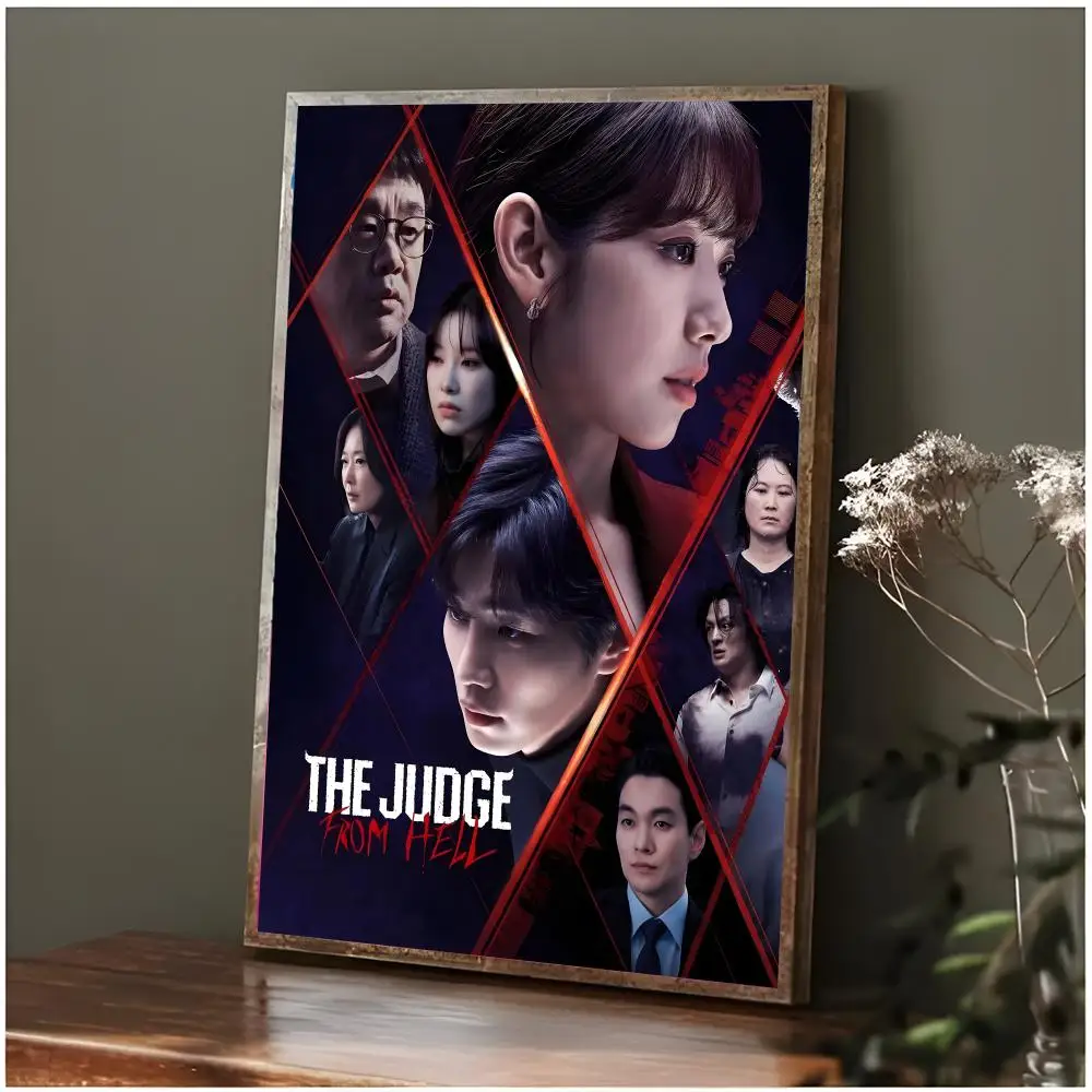 Dramatic Tvshow T-The Judge from Hell Poster Modern Wall Art Bedroom Living Room Print Unframed