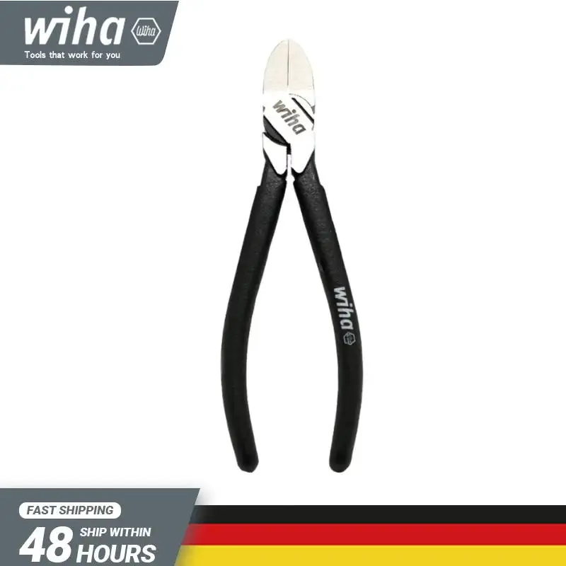 WIHA 45851 Black Forest Plastic Plier Cr-v Mini Secure Electronic Side Cutter Cable Nipper Model DIY Repair Tool