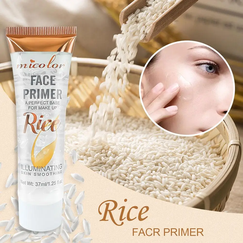 Rice Transparent Jelly Primer Makeup Base Color Rendering Long Holding Lasting Makeup Base Makeup Cream Pre A4a2