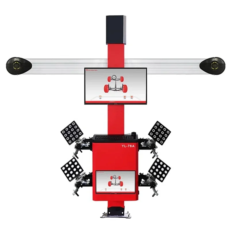 3D Car Four-wheel aligner YL-76A, A must-have for tire shops, A four-wheel alignment tool for Auto repair shops