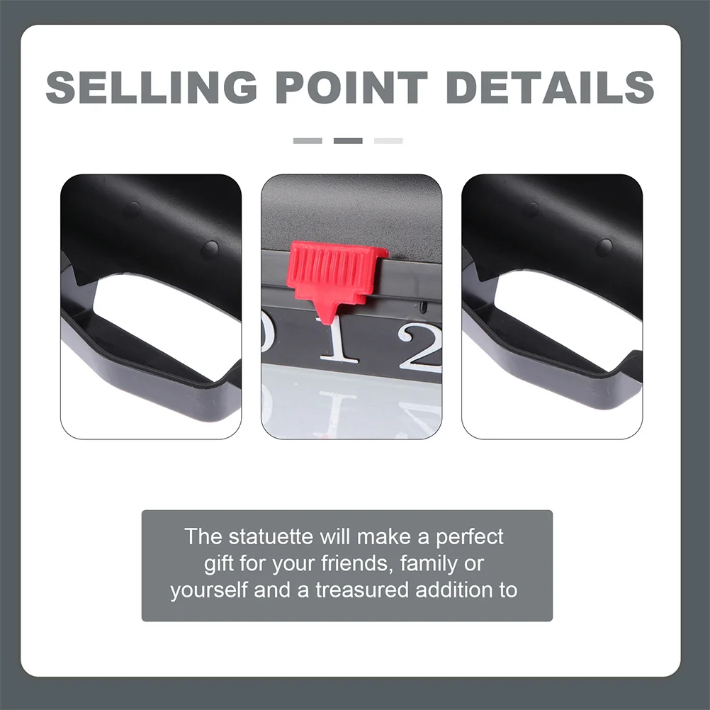 

3 Pcs Black Keeping Board Hockey Table Accessories Durable Plastic Anti Skid Scorekeepers Units Air Hockey Supplies