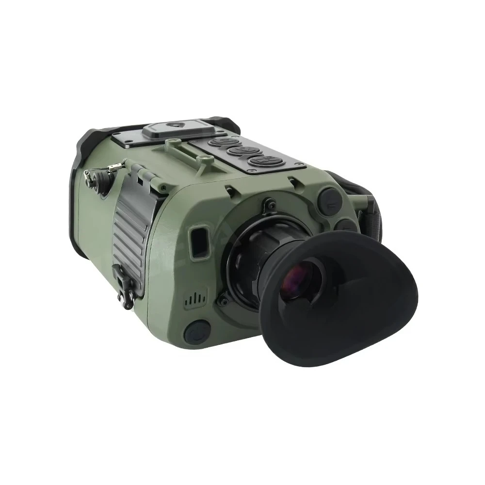 Rechargeable rangefinder for hunting and golf slope scanning and normal measurement