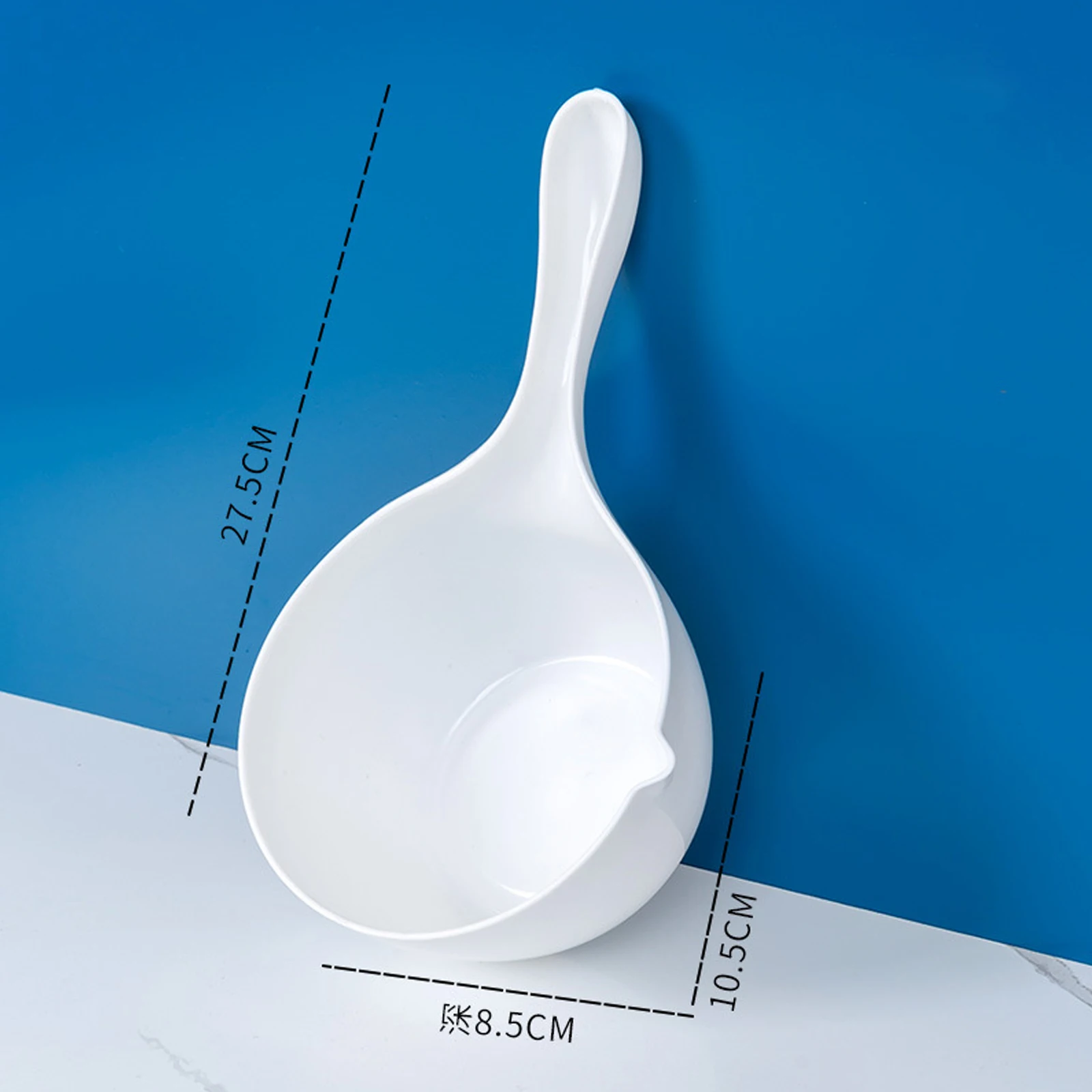 

Plastic Water Ladle Short Handle Household Bath Shower Dipper Kitchen Plant Watering Spoon Portable Lightweight