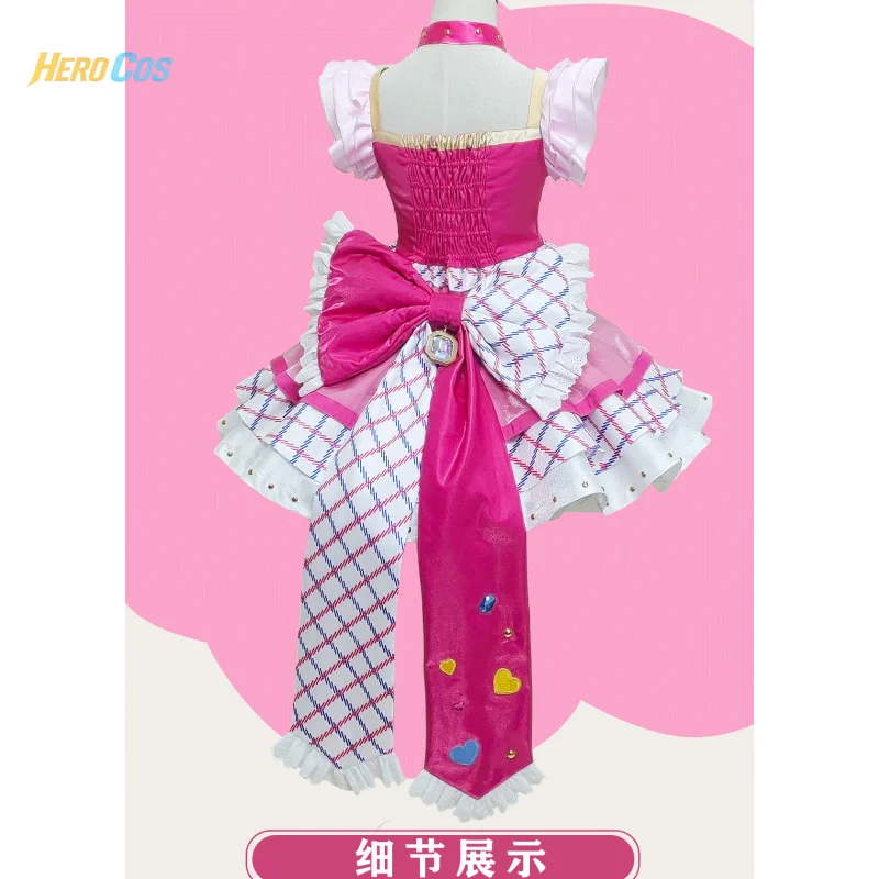أيكاتسو! Nijino Yume أزياء تنكرية فستان معجزة فستان كعكة أنيمي زي حفلة الهالوين لعب الأدوار الملابس الملابس بطل كوس