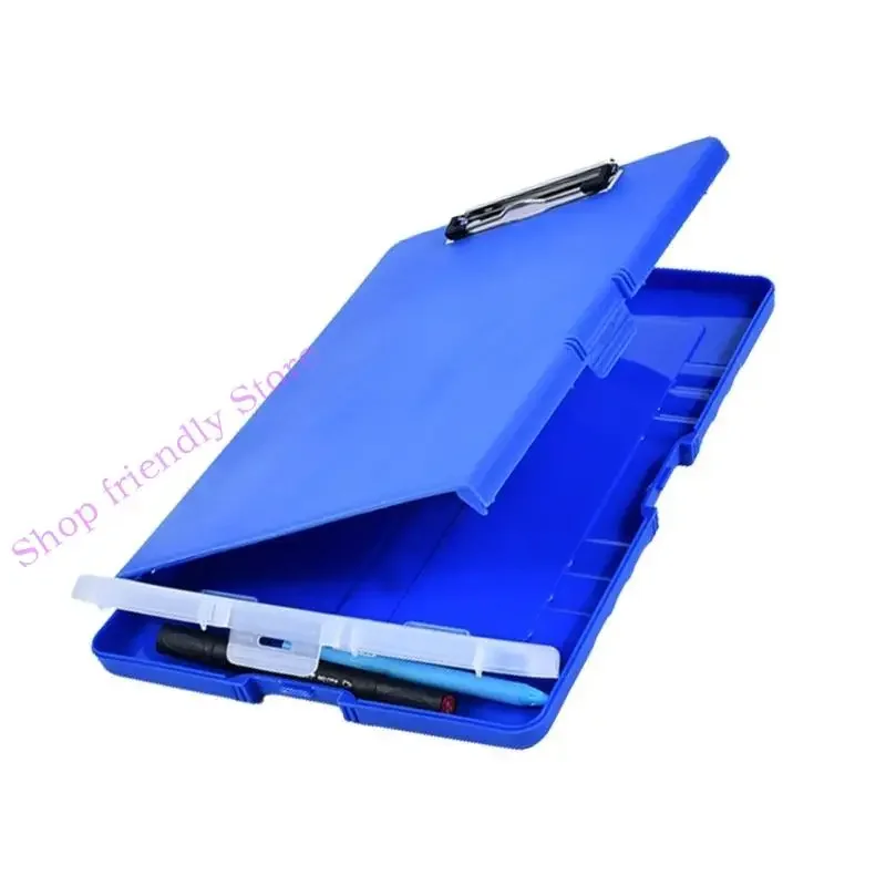 594A File Case with Clipboard, File Document Folder Box with Clipboard and Pen Case