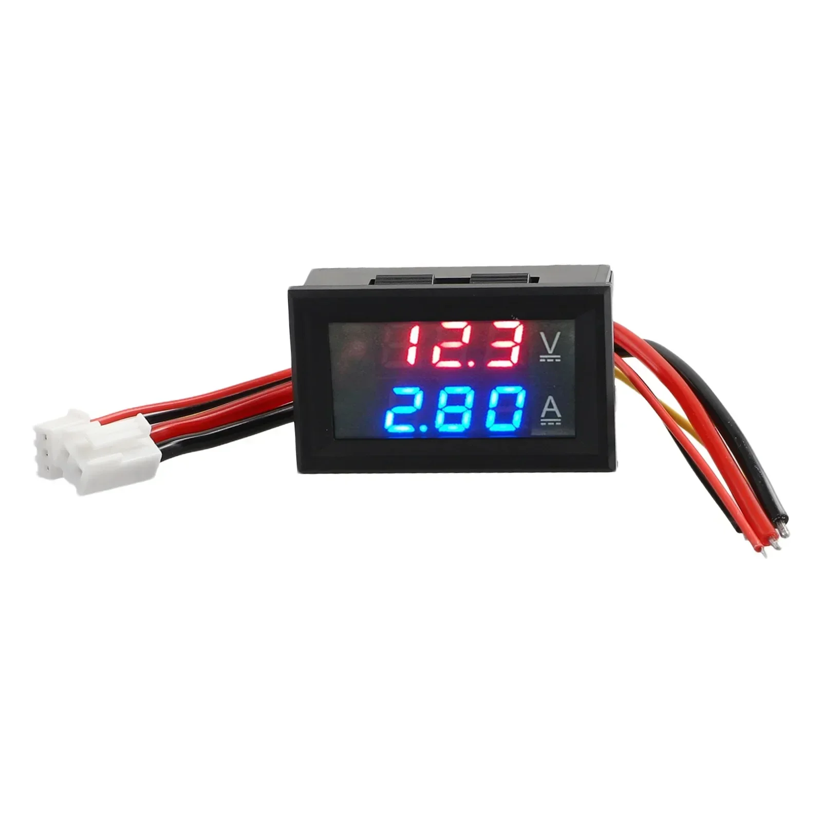 1pc Red Blue DC 0-100V 10A/50A/100A Digital Voltmeter Ammeter Dual Display Voltage Detector Current Meter Panel Amp Volt Gauge