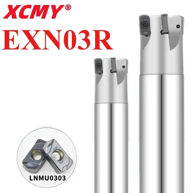 EXN03R CNC milling cutter rod with large cutting depth fast feed and high efficiency,Install milling cutter insert LNMU0303