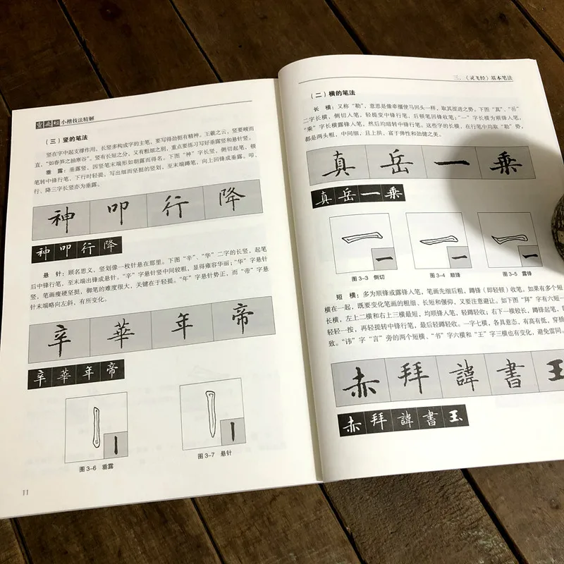 Small Regular Script Calligraphy Book Chinese Regular Script Calligraphy Skills Tutorials Basic Strokes Detailed Annotation Book