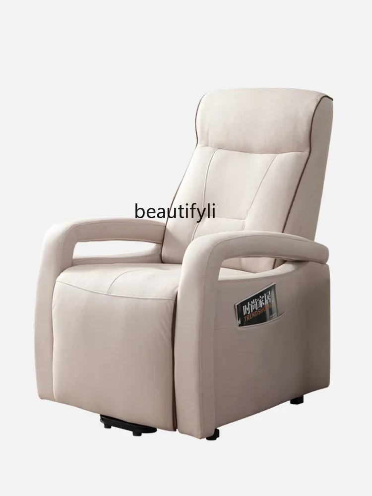 

Multifunctional Electric Lift Massage Chair Fabric Elderly Single First Class Space Massage Armchair Lazy Household