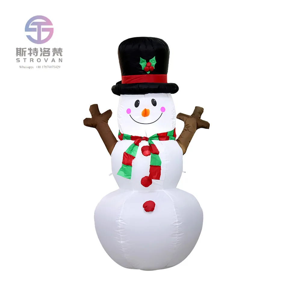 

1.6m LED Inflatable Branch Snowman Christmas Inflatable Advertising Decoration