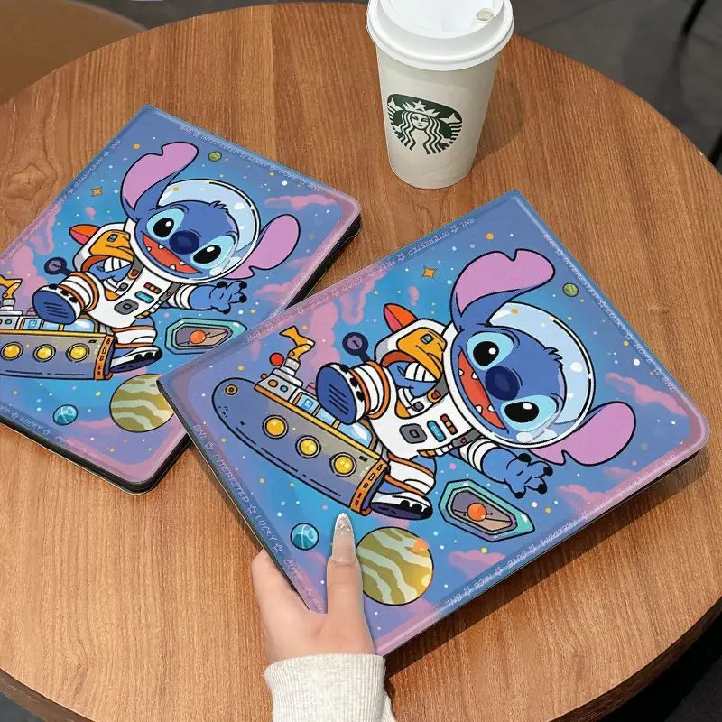 Cute Cartoon Stitch Tablet Case For Samsung Tab S8Plus S9 S9FE Plus S6 Lite 10.4 A7 Lite A8 S10 FE Shockproof Protective Cover
