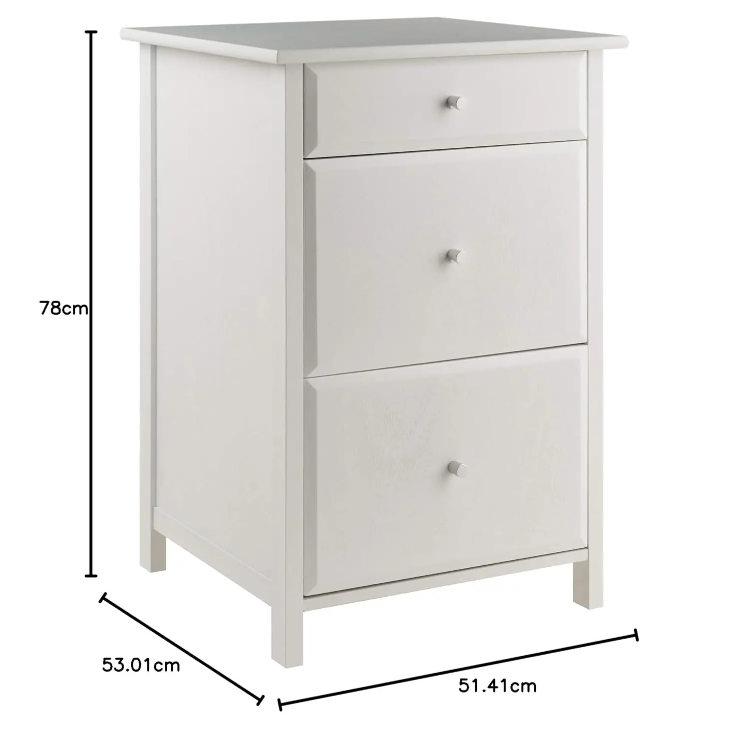 White 2-Drawer Rolling File Cabinet Mobile Storage With Lock, Home Office, Customized