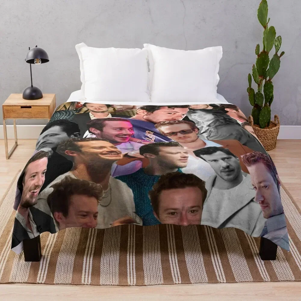 

Joseph Quinn Collage Throw Blanket Long Lasting Soft Plush Blanket for Daily Use