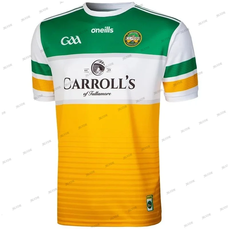 2024 Gaa Kilkenny Antrim New York Donegal Langford Olive Jersey Short Sleeved T-Shirt Adult And Children's Training Tee Tops