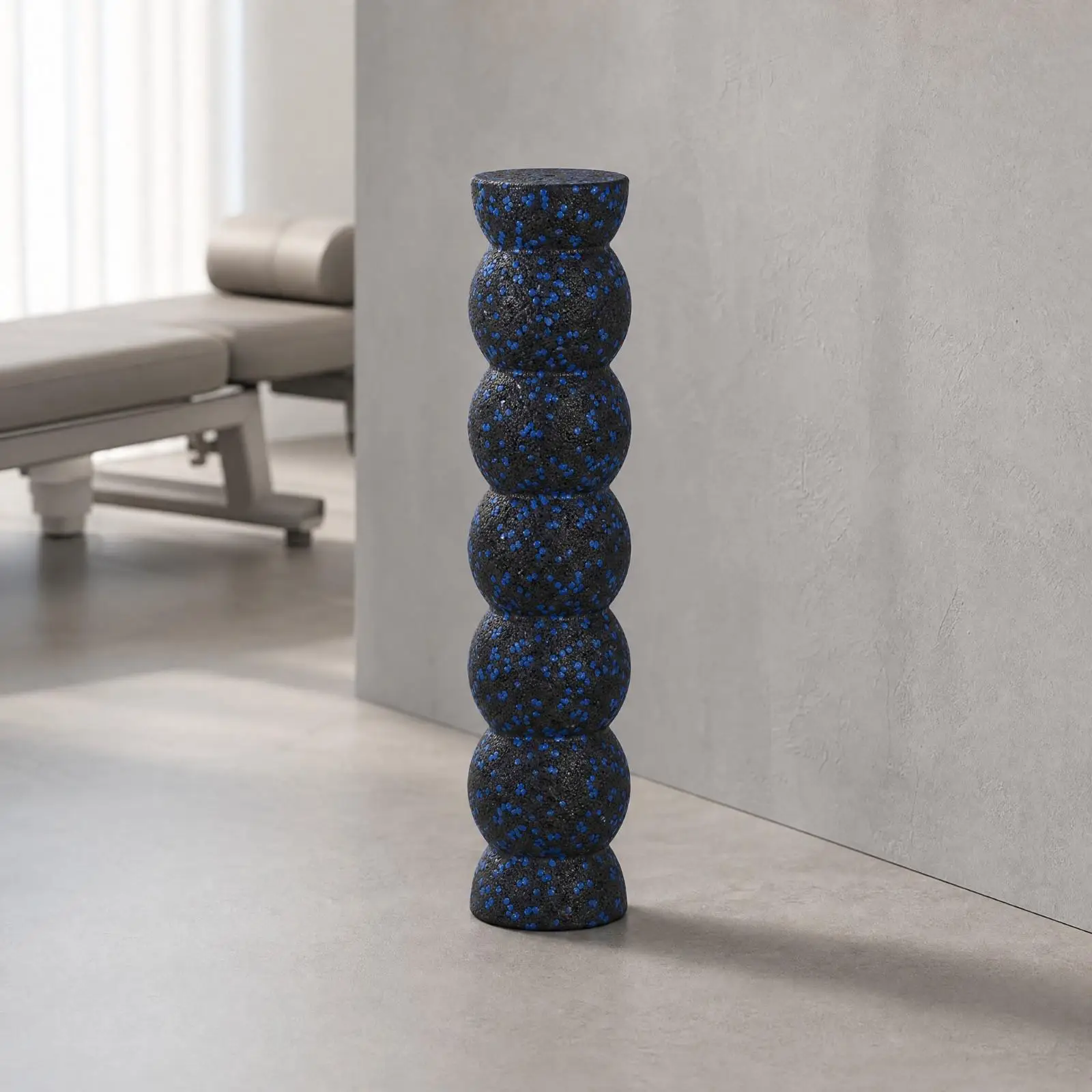Expanded Polypropylene Foam Massage Roller Textured Foam Roller Versatile Fitness Tool for Athletes, Runners, Stretching,