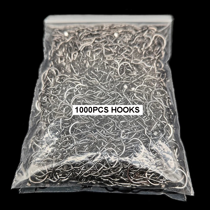 Wholesale 1000pcs New Winter Ice Fishing Supplies Hook Automatic-Flip Anti-Running Anti-Shedding Carp Fishing Accessories Pesca