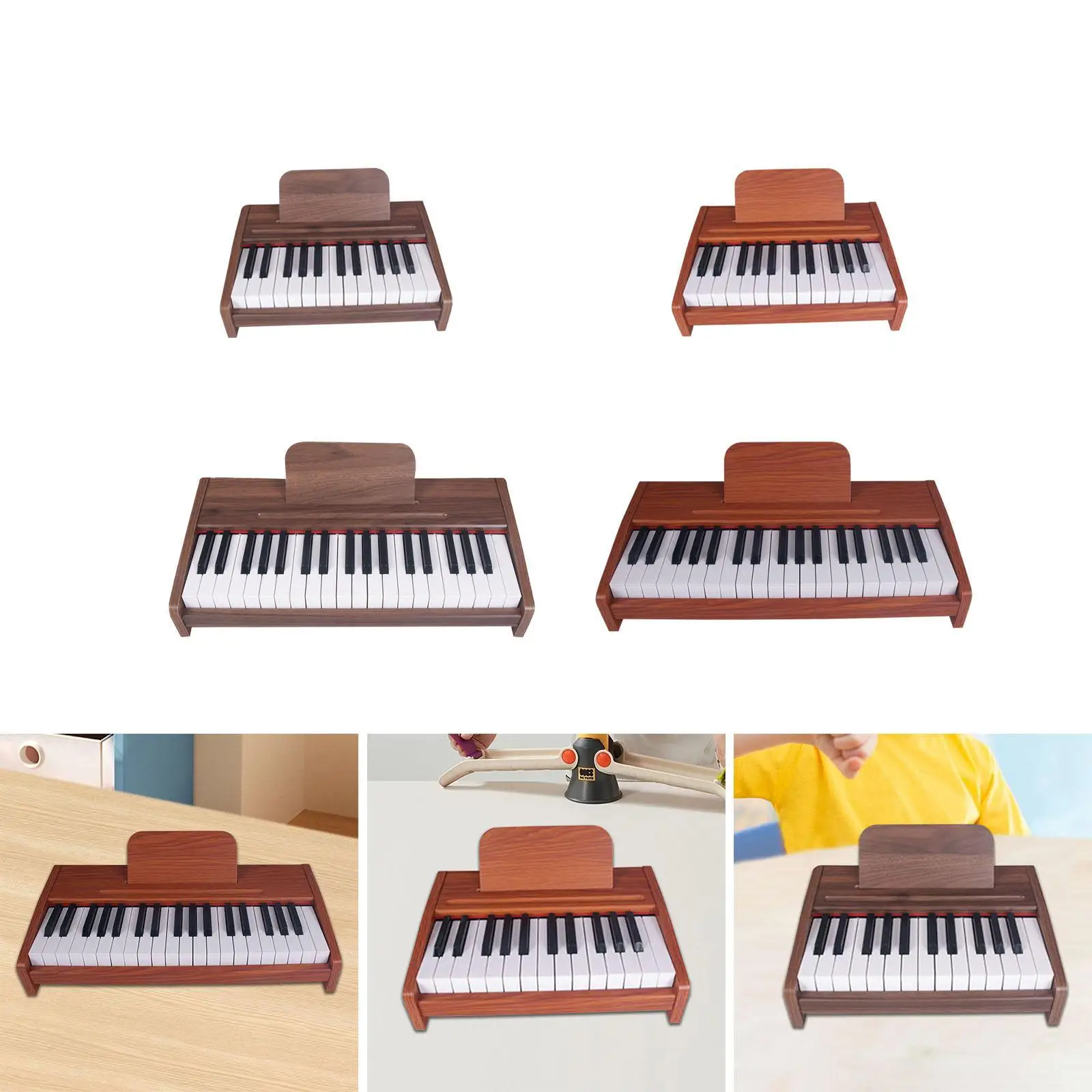 brinquedo musical educativo portatil de madeira para criancas teclado piano infantil piano didatico brinquedo eletronico 01