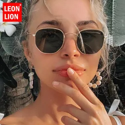 LeonLion-gafas De Sol clásicas De Metal para mujer, lentes De diseño De marca De lujo, para conducir, 2023