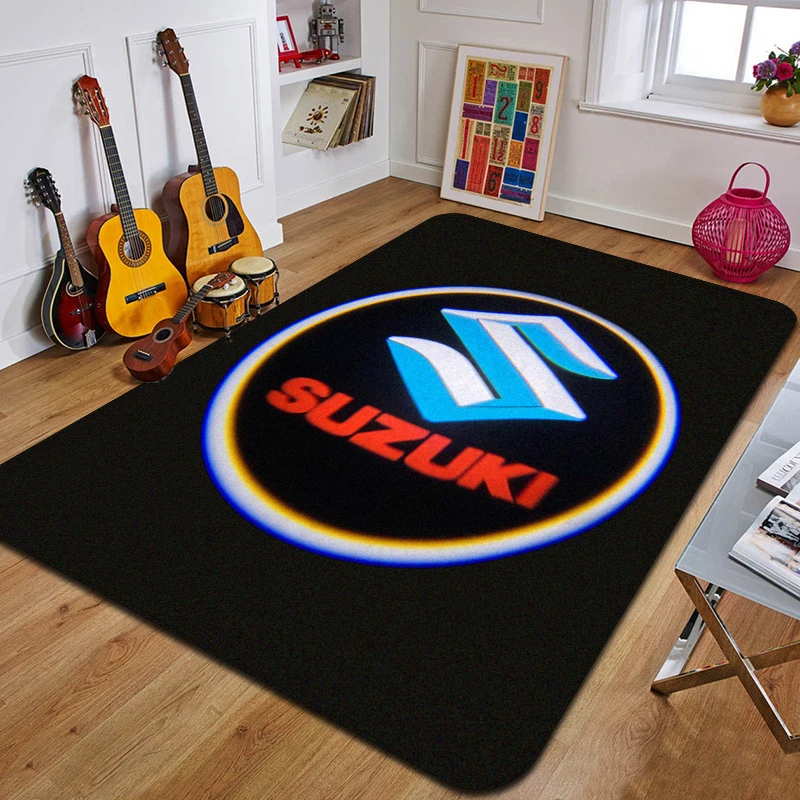 S-Suzuki Printed Carpet Fashion Yoga Mat Non-Slip Carpet Bedroom Decoration Outdoor Carpet Bedroom Birthday Gift