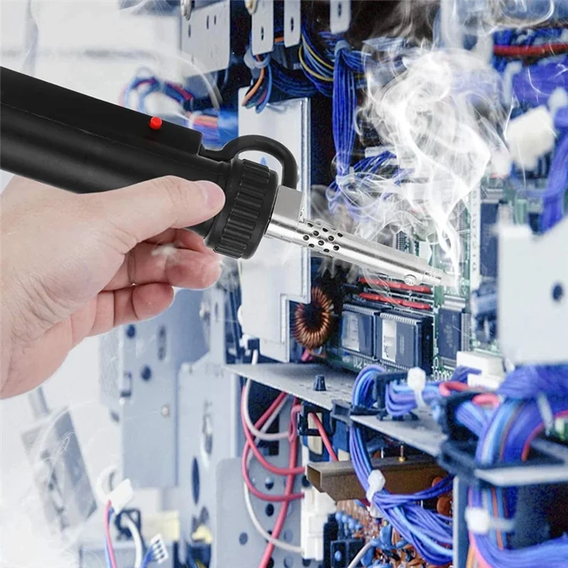 

ABVT-Electric Vacuum Desoldering Machine Portable Welding Desoldering Machine Electric Soldering Repair Tool EU Plug