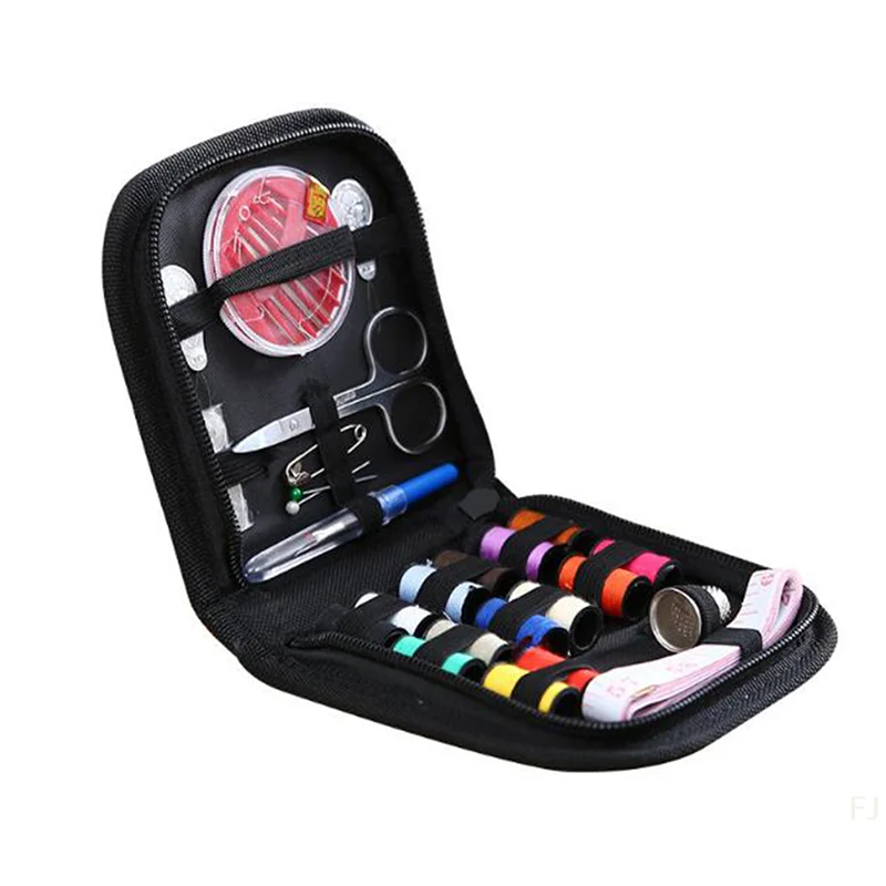 

2025 Travel home sewing kit case needle thread tape scissor set handcraft